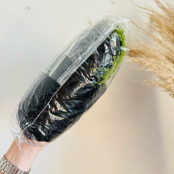 NEW ANTHROPOLOGIE TERRAIN Green Faux Moss Floral Plant Sheet Mat Rug DIY Decor - Picture 5 of 15